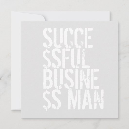 Monogram rendy Gold Pattern-succes personaliseren Kaart (Achterkant)