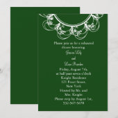 Monogram repetitief diner (groen) kaart (Voorkant / Achterkant)