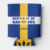 Monogram Republiek Barbados Blikjeskoeler (Voorkant)
