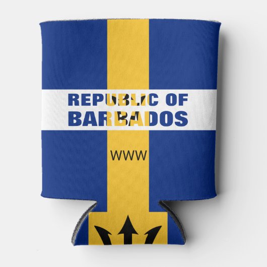 Monogram Republiek Barbados Blikjeskoeler (Voorkant)