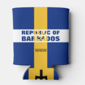 Monogram Republiek Barbados Blikjeskoeler (Achterkant)
