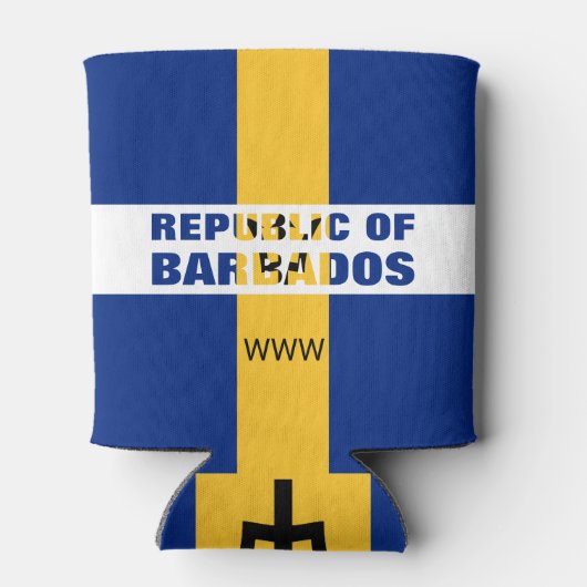 Monogram Republiek Barbados Blikjeskoeler (Achterkant)