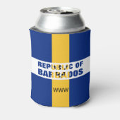 Monogram Republiek Barbados Blikjeskoeler (Blikje Achterkant)