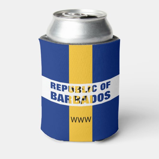 Monogram Republiek Barbados Blikjeskoeler (Blikje Achterkant)