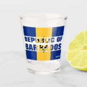 Monogram Republiek Barbados Shot Glas (Voorkant)