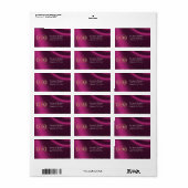 Monogram Retouradres - Plum Etiket (Full Sheet)
