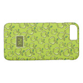 Monogram Retro Little Green Apples Fruit Case-Mate iPhone Case (Achterkant (Horizontaal))