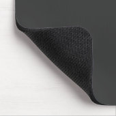 Monogram Retro Minimal Zwart Muismat (Hoek)