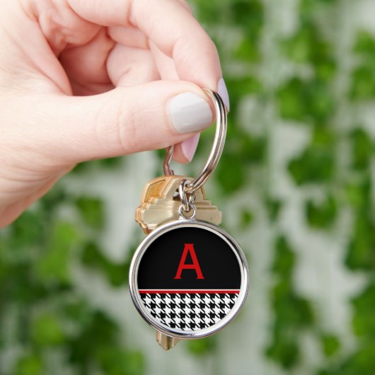 monogram retro-Sleutelhanger Sleutelhanger (Hand)