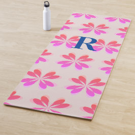 Monogram Retro ventilatorroze roze beige Yogamat
