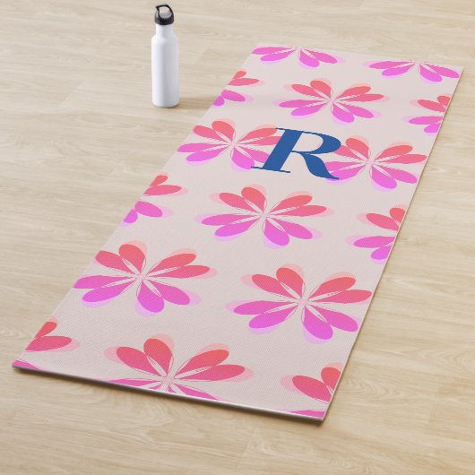 Monogram Retro ventilatorroze roze beige Yogamat (In situ)