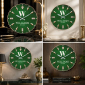 Monogram retro vintage modern luxury grote klok