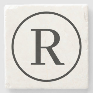 Monogram RF Classic Serif Stenen Onderzetter