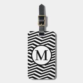 Monogram RFBW Tilted Chevron Bagagelabel