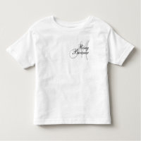 Monogram Ringdrager Trouwen T-Shirt