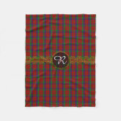 Monogram Robertson Tartan Fleece Deken (Voorkant)
