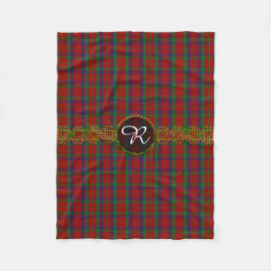 Monogram Robertson Tartan Fleece Deken