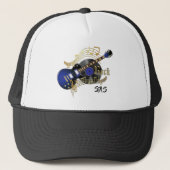 Monogram Rock Guitar - Blue Trucker Pet (Voorkant)