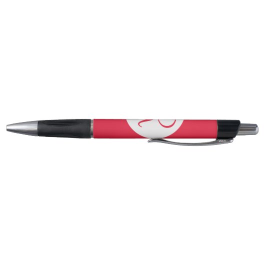 Monogram rode bloedcirkel pen (Bodem)