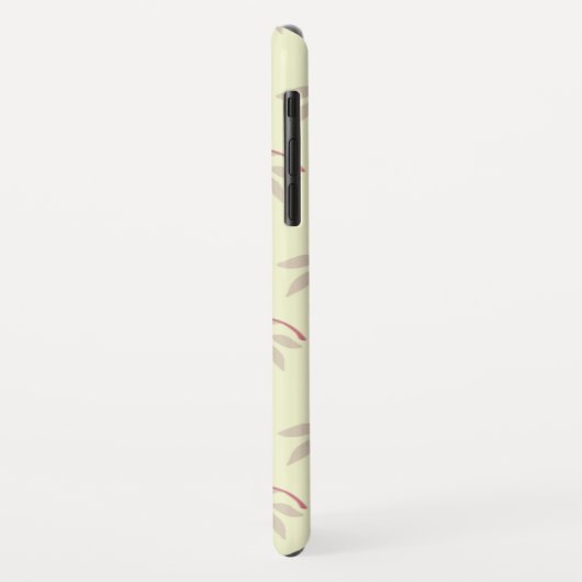 Monogram  Rode Cherry Case-Mate iPhone Case (Achterkant/links)