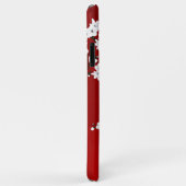 Monogram rode en witte kers bloesem Case-Mate iPhone case (Achterkant/rechts)