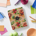 Monogram rode rozen waterverven patroon iPad cover<br><div class="desc">Elegant red roses waterverf illustratie op blond houtextupprint.</div>
