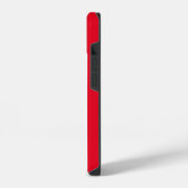 Monogram rode Starburst iPhone Hoesje (Linkerkant)