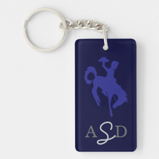 Monogram rodeo sleutelhanger