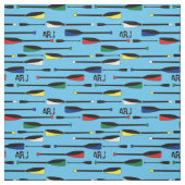 Monogram roeioaren stof (Swatch)