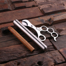 Monogram Roestvrij stalen kaarthouder & cutter