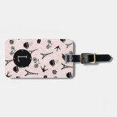 Monogram Romance Parijs Bagagelabel (Voorkant horizontaal)