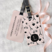 Monogram Romance Parijs Bagagelabel