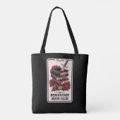 Monogram Romantiek Boekenclub Bookish Tote Bag (Achterkant)