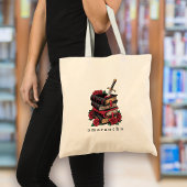 Monogram Romantiek Bookish Book Lover Tote Bag
