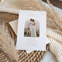 Monogram Romantische Chic Arch Fotobruiloft