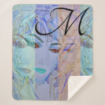 Monogram Romantische Shabby Chic Pastel Kleuren