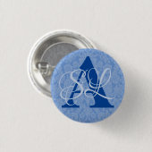 Monogram Ronde Button 3,2 Cm (Voorkant /achterkant)