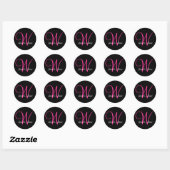  monogram ronde sticker (Vel)