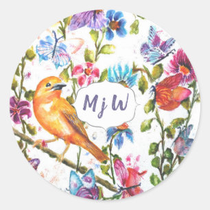 Monogram Ronde Sticker