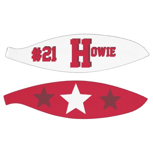 Monogram Rood en Wit Basketball Basketbal (Panelen)