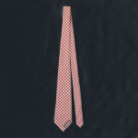 Monogram rood en wit Gingham Casual gecontroleerd Stropdas<br><div class="desc">Een leuk rood-wit geruit stropdas voor casual evenementen of bruiloften. Voeg je monogram initialen toe of verwijder deze als je wilt.</div>