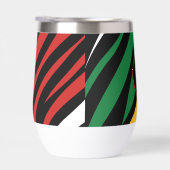 Monogram Rood Groen Geel Zwart Geschiedenis maand (Rechts)