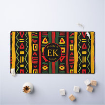 Monogram Rood Groen Geel Zwart Geschiedenis maand