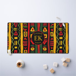 Monogram Rood Groen Geel Zwart Geschiedenis maand Bureaumat