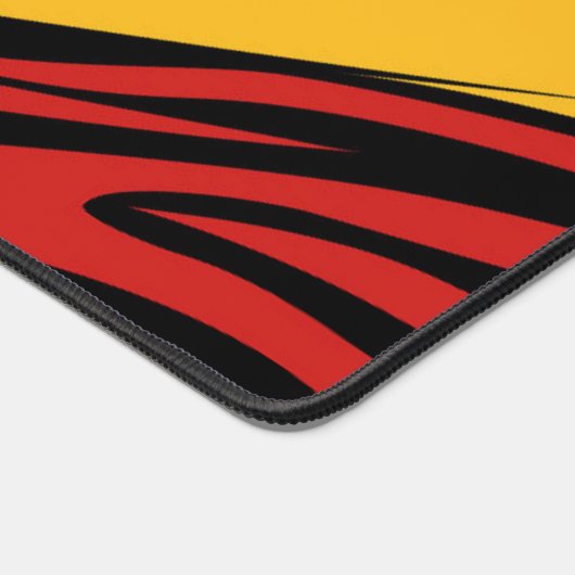 Monogram Rood Groen Geel Zwart Geschiedenis maand Bureaumat (Hoek)