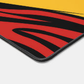 Monogram Rood Groen Geel Zwart Geschiedenis maand Bureaumat (Hoek)