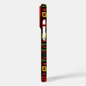 Monogram Rood Groen Geel Zwart Geschiedenis maand Case-Mate iPhone Case (Achterkant / Links)