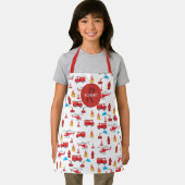 Monogram Rood Transport Fire Truck Engine Schort (Insitu)