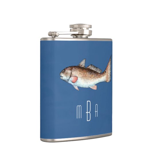 Monogram roodbaars heupfles (Rechts)