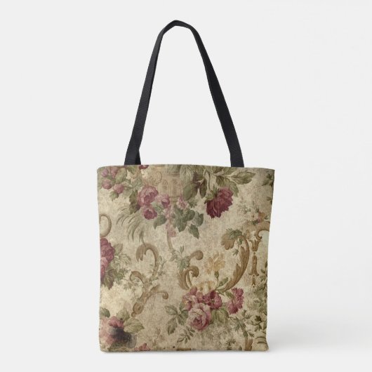  monogram Roos Floral Tote Bag (Achterkant)